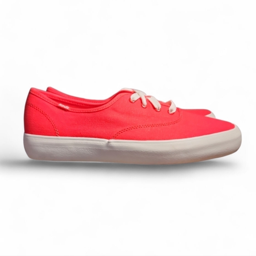 Keds Champion Oxford Canvas Gn Casual Sneakers Red Classic Sz 8.5 Men 10.5 Women